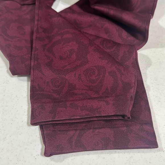 SPANX Leggings Look At Me Now Garnet Rose Maroon XL Women’s EUC - Picture 3 of 7